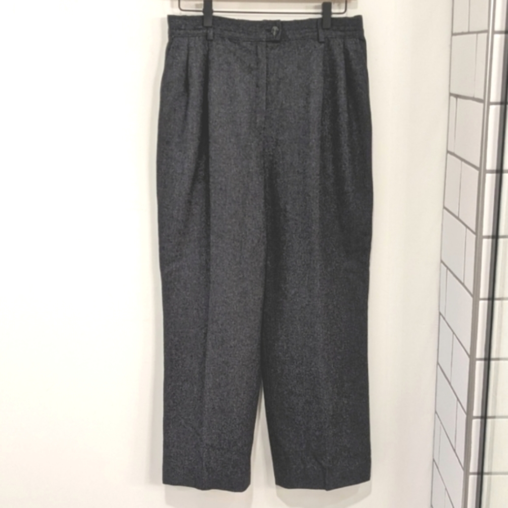 Vintage Pendleton Grey Virgin Wool Trouser Pants Petite